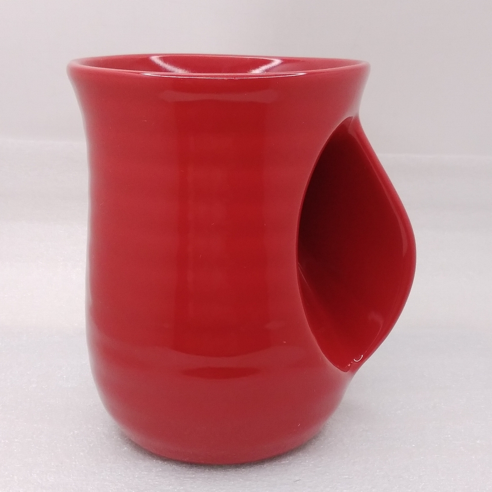 DEI Hand Warmer Red MUG for Right Hand 18 oz Cup We Bring The Fun Dennis East